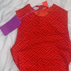 Fendi skims in orange /reddish color